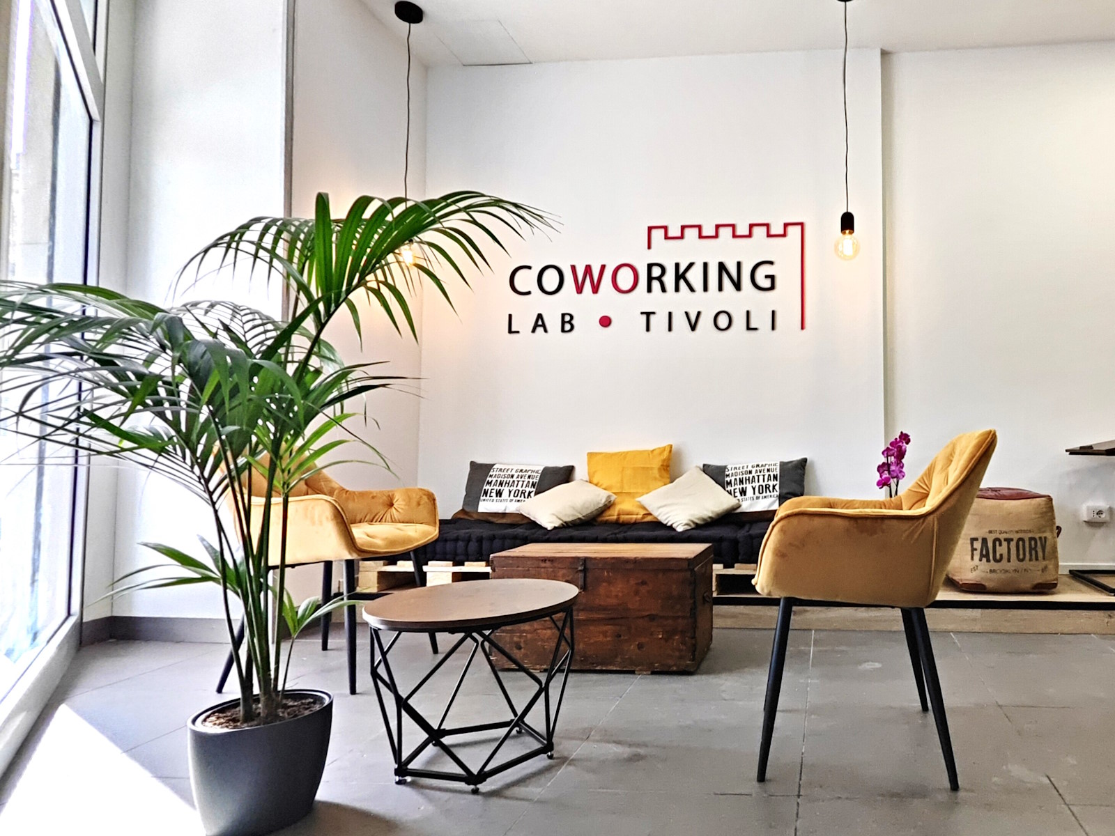 Coworking relax area